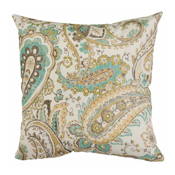 Hadia Paisley Pillow - Mineral image 1