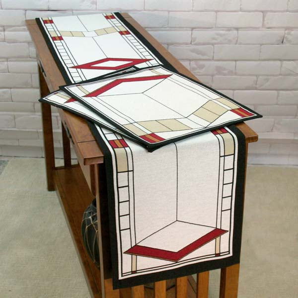 Graycliff Diamond Window Table Runner image 4