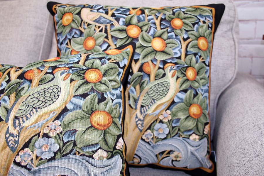 William Morris Woodpecker Pillows image 1