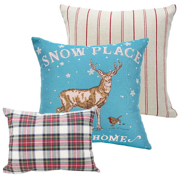 Snow Place Like Home Stag Pillow image 3