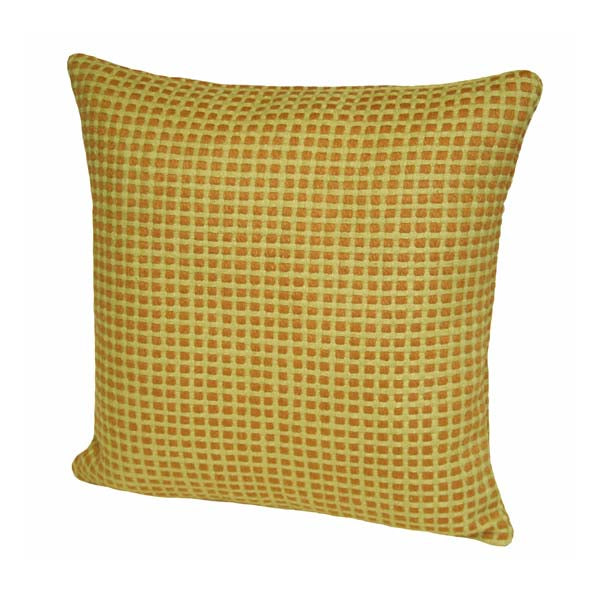 Protege Grid Pillow - Tuscan - 24 inch Square - Rennie & Rose - mult. sizes available