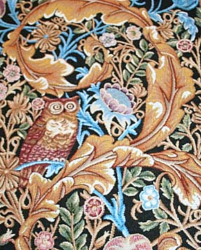 1-William Morris Owl and Pigeon Pillows image 3