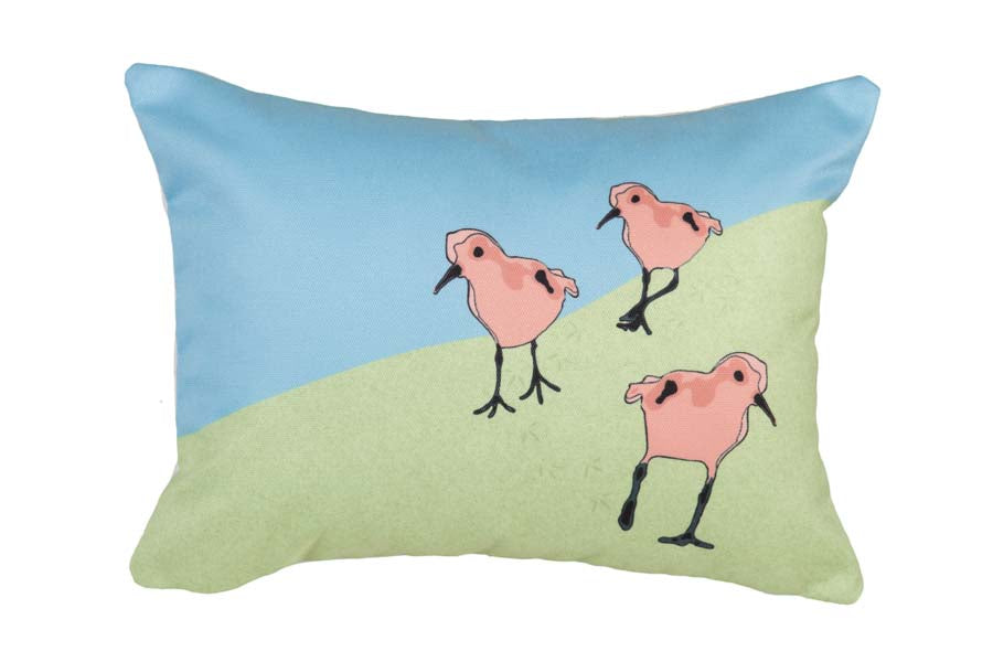 Coastal- The Piper Sisters Pillow - 12"x 16" image