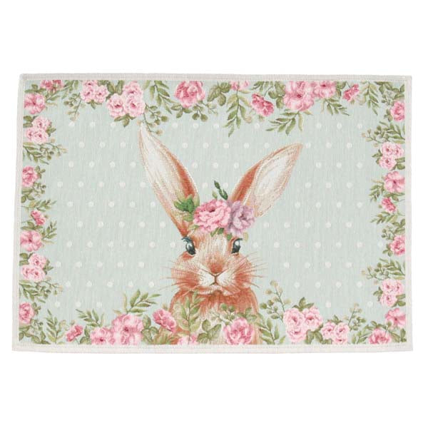 Bunny and Rose Blooms Placemat image 0