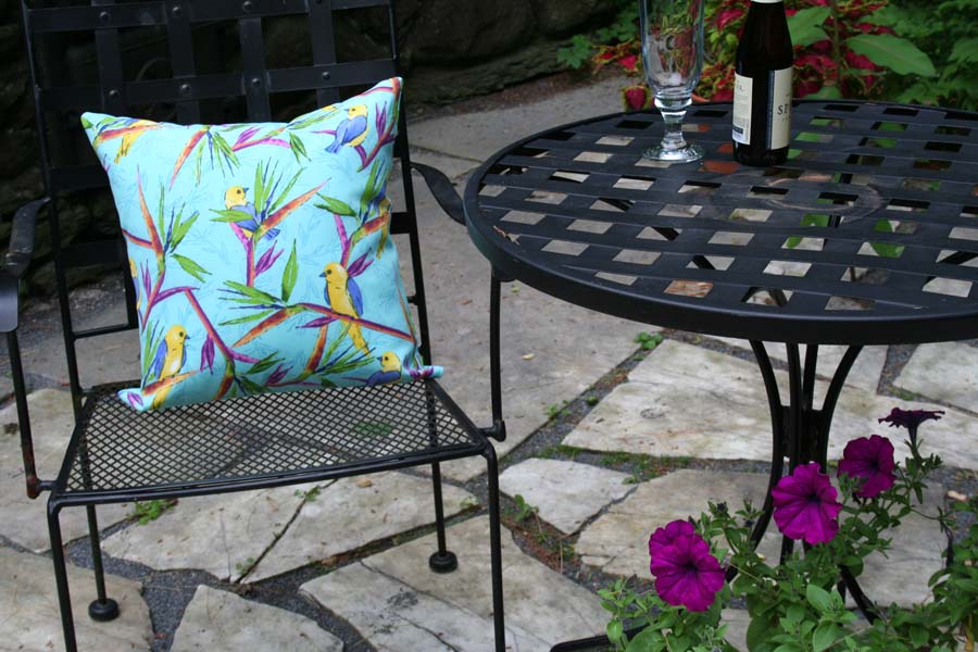 Birds in Paradise Indoor/Outdoor Pillows image 4