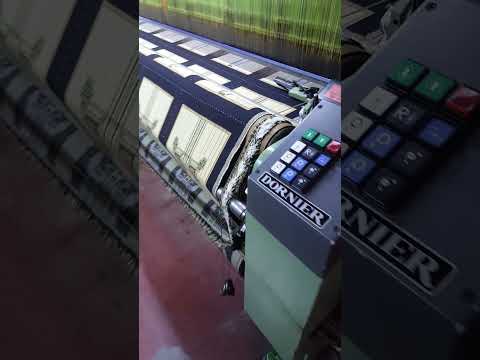 Artisan weaving process of Rennie & Rose Sullivan Art Glass fabric