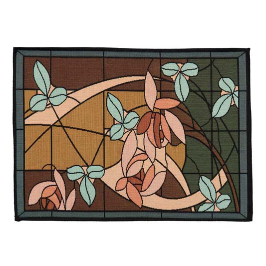 Flowers and Vines Placemat- Fresh Caramel image 0