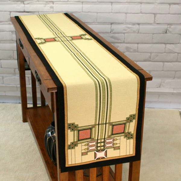 Louis Sullivan Art Glass Window Table Runner image 4