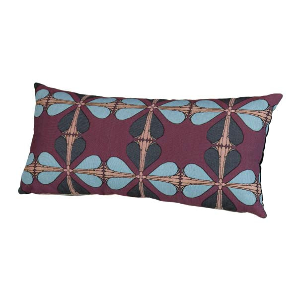 Art Nouveau Floral Window Pillows- Flower Bulb- Vineyard - 12" x 35" image