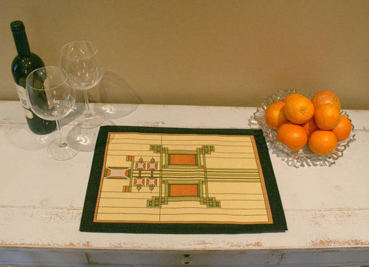 Louis Sullivan Art Glass Window Placemat image 1