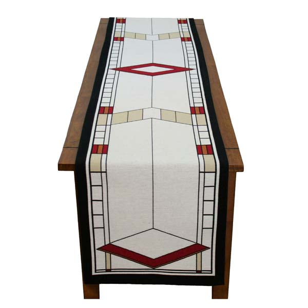Graycliff Diamond Window Table Runner