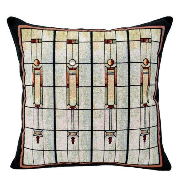 Louis Sullivan Farmers & Merchants Union Bank Window Pillow - Rennie & Rose Exclusive - Zip closure