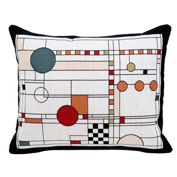 Rennie & Rose Exclusive Circle Study Pillow.  Also available in 2 size pillows, a table runner and placemats.