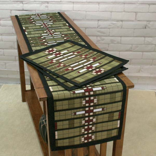 Louis Sullivan Skylight Table Runner and placemats 