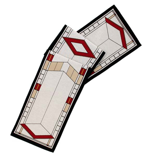Graycliff Diamond Window Table Runner