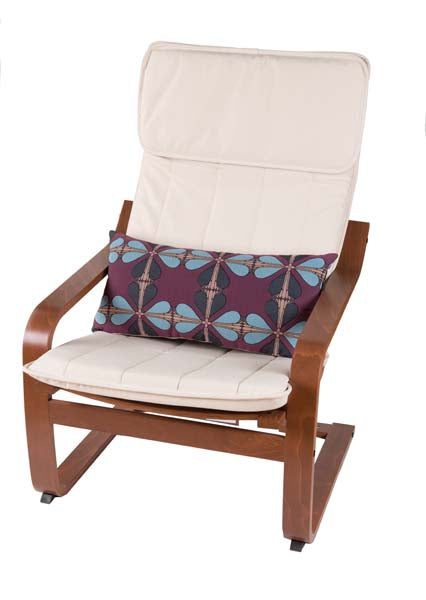 Rennie  & Rose Exclusive Art Nouveau Floral Window Pillow Flower Bulb in Vineyard 