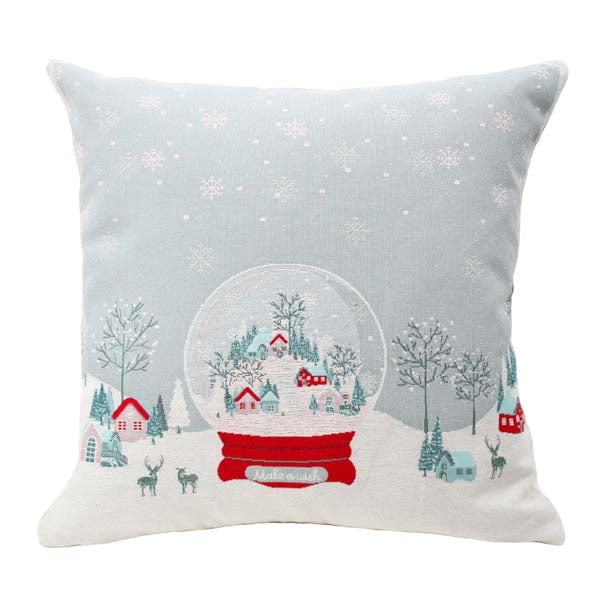 Rennie and Rose Exclusive Make A Wish Snow Globe Pillow 