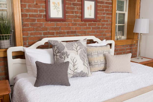 Rennie & Rose Silver Forest Pillow with matching pillows.  