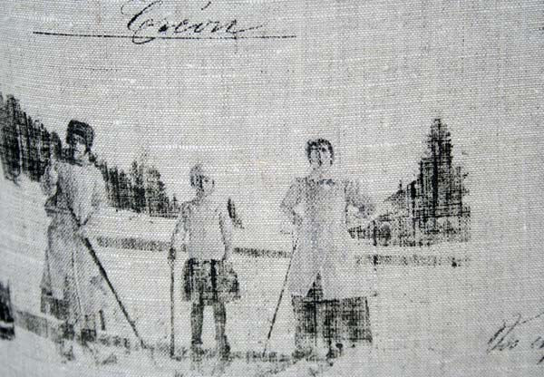 Rennie & Rose Vintage Ski Pillow detail image 