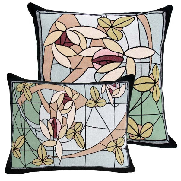 Flowers and Vines Crystal Pillows 