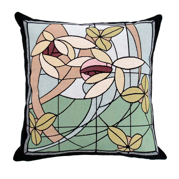 Flowers and Vines Crystal Pillow