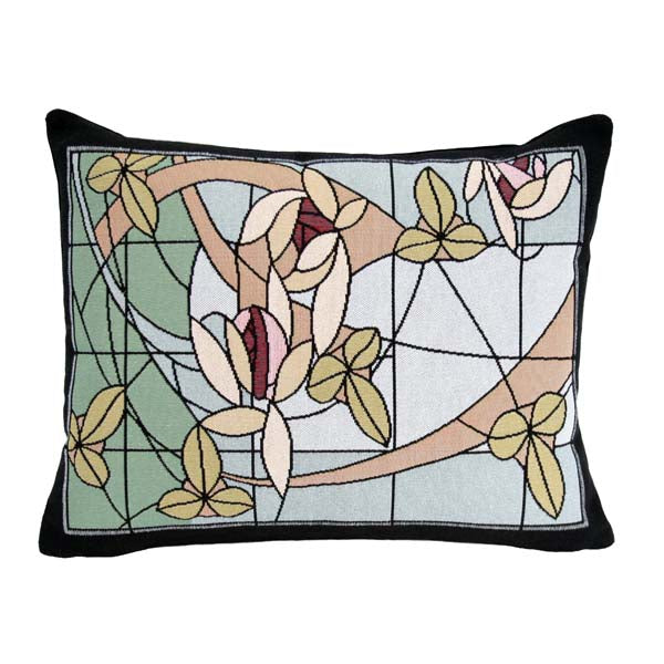 Flowers and Vines Crystal lumbar Pillow