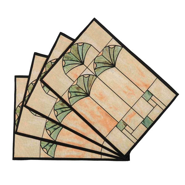 Charles Rennie MacIntosh Ginkgo Window Placemat 