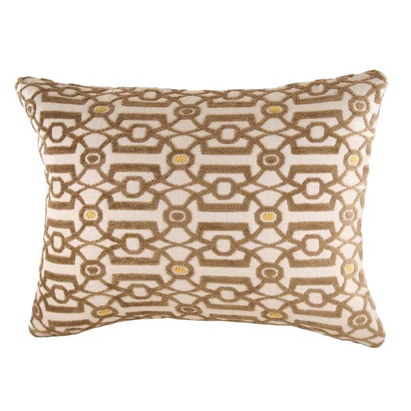 Rennie & Rose Vance Camel Pillow in mult sizes.