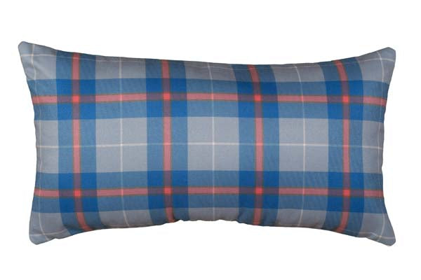 Rennie & Rose Vintage Nautical Vintage Nautical Plaid Pillow 12" x 24"
