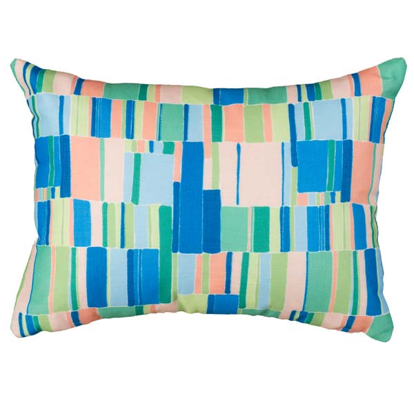 Rennie & Rose Coastal Chalk Pillow Indoor/Outdoor