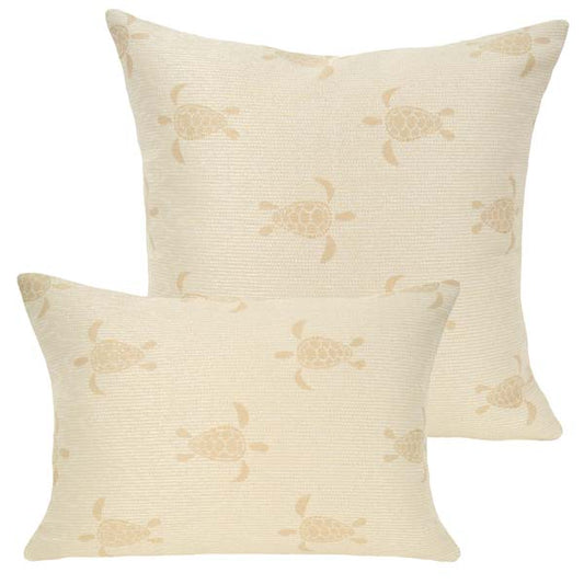 Rennie & Rose Exclusive Sea Turtle Pillow - Tropic Yellow available in mult sizes
