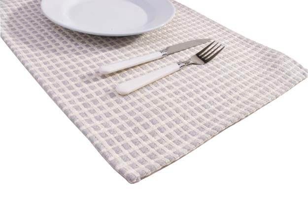 Rennie & Rose Protege Grid Placemat in Linen 