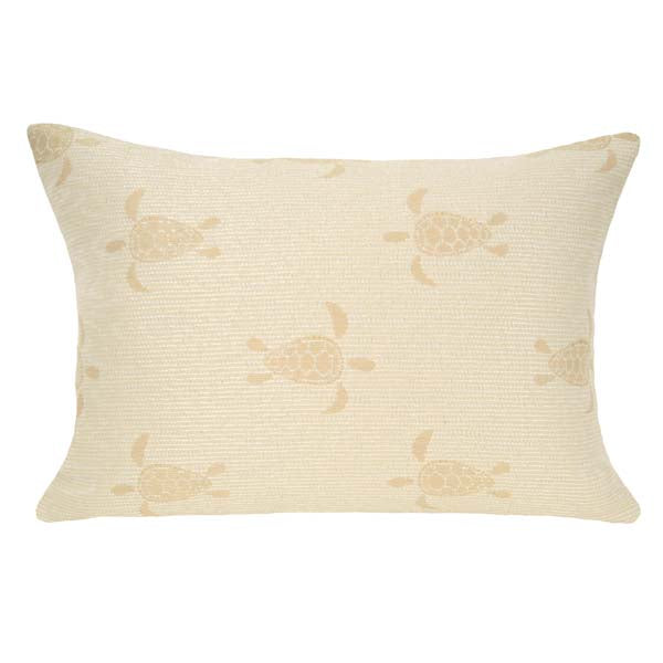 Rennie & Rose Exclusive Sea Turtle Pillow in Tropic Yellow available in mult sizes