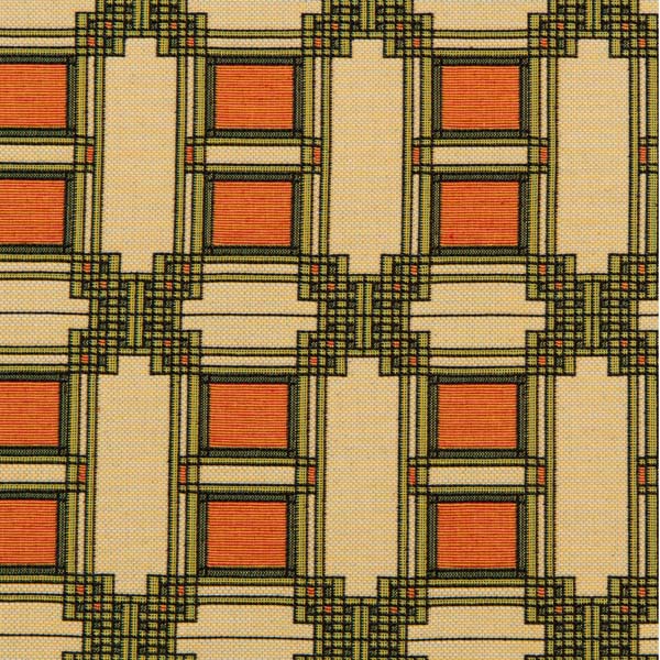 Rennie & Rose Exclusive jacquard woven Sullivan Art Glass Detail 2 fabric by the yard 