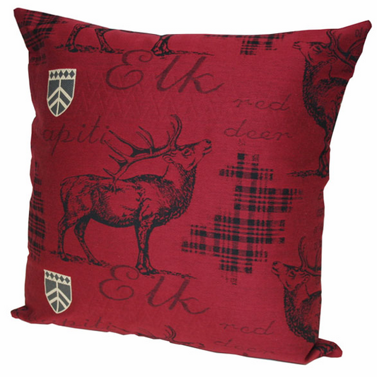 Elliot the Elk Pillow - Scarlet image 0