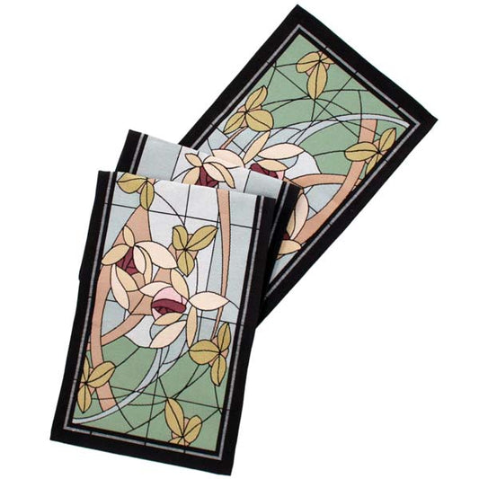 Flowers and Vines Crystal- Table Runner image 0