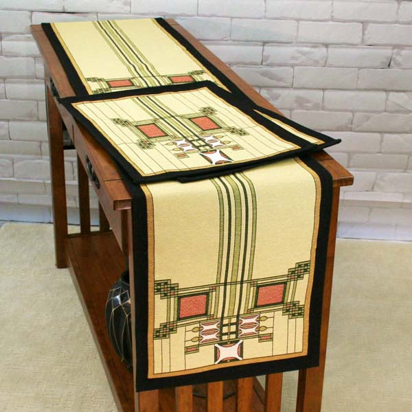 Louis Sullivan Art Glass Window Table Runner image 5