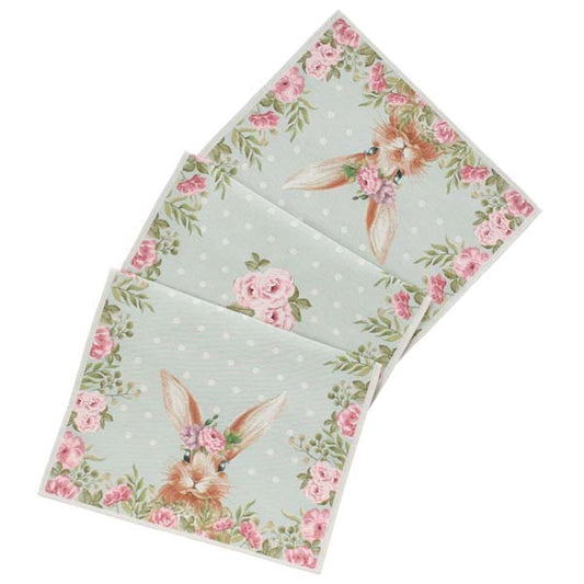 Bunny and Rose Blooms Table Runner image 0