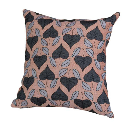 Art Nouveau Floral Window Pillows- Stylized Leaves- Vineyard image 0